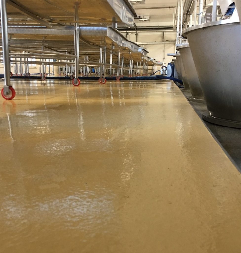 Pavimentazione per ambienti alimentari